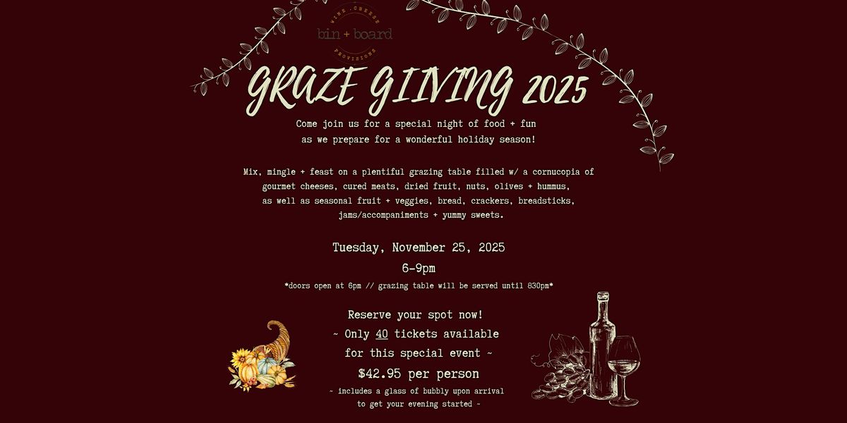 GrazeGiving 2025