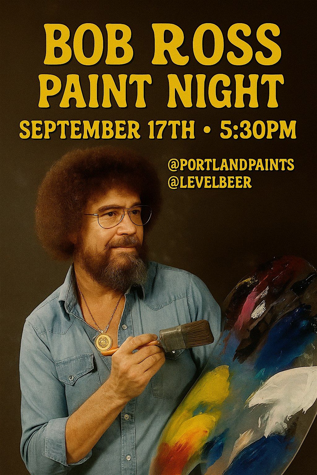 Bob Ross Paint Night