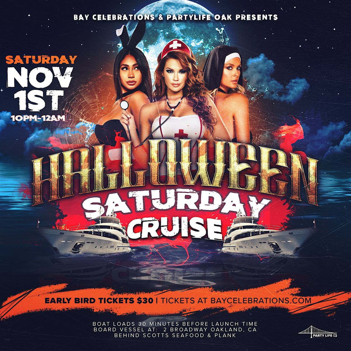 HALLOWEEN SATURDAY MIDNIGHT CRUISE