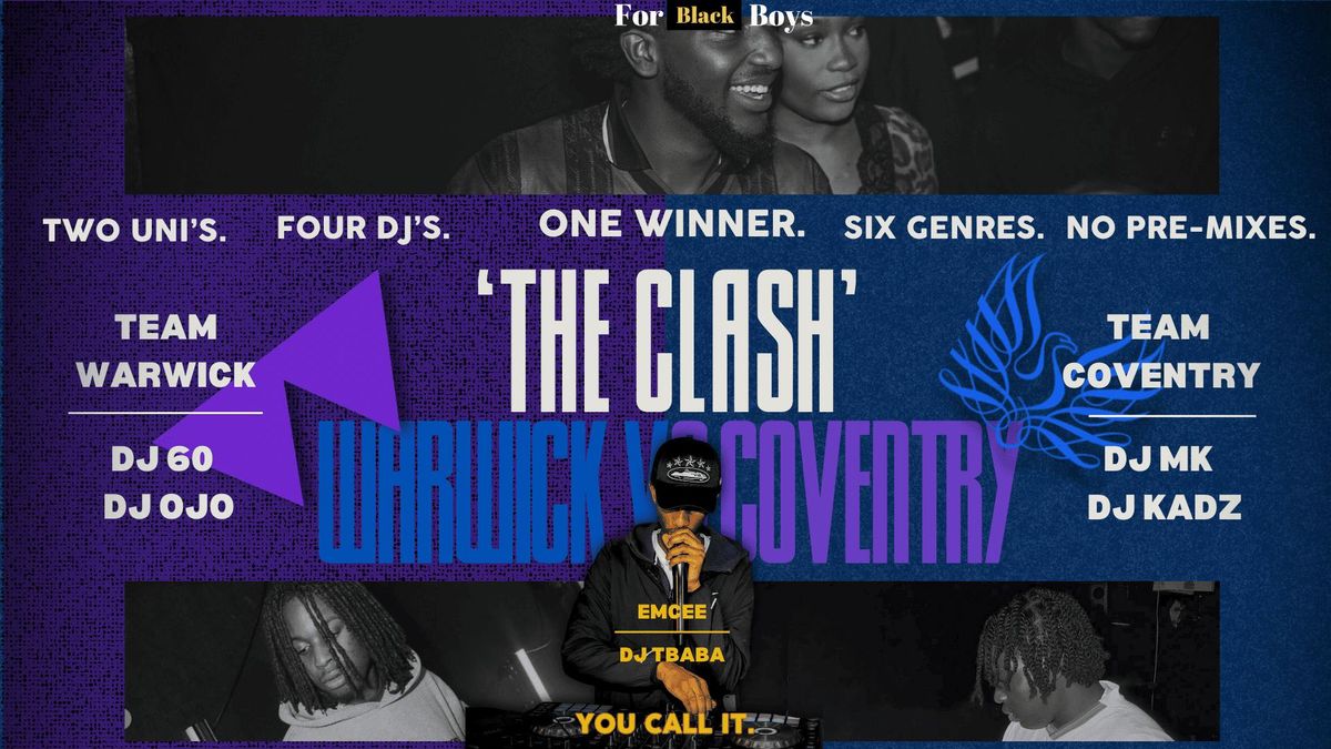 FBB Presents: The CLASH - Team Warwick vs. Team Coventry