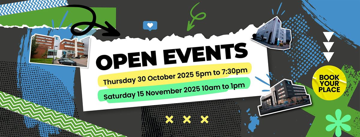 Post-16 Open Event - Saturday 15 November 2025