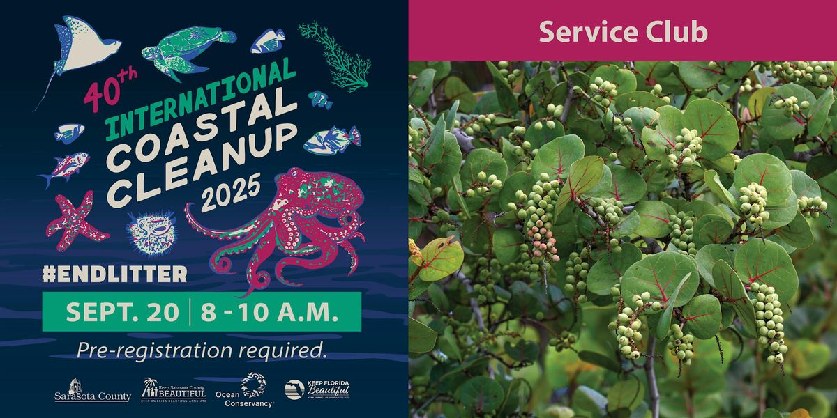 Service Club Beach: International Coastal Cleanup