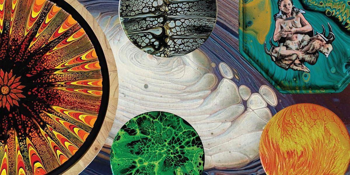 Copy of Fluid Art Painting Class in Private Cary Art Studio