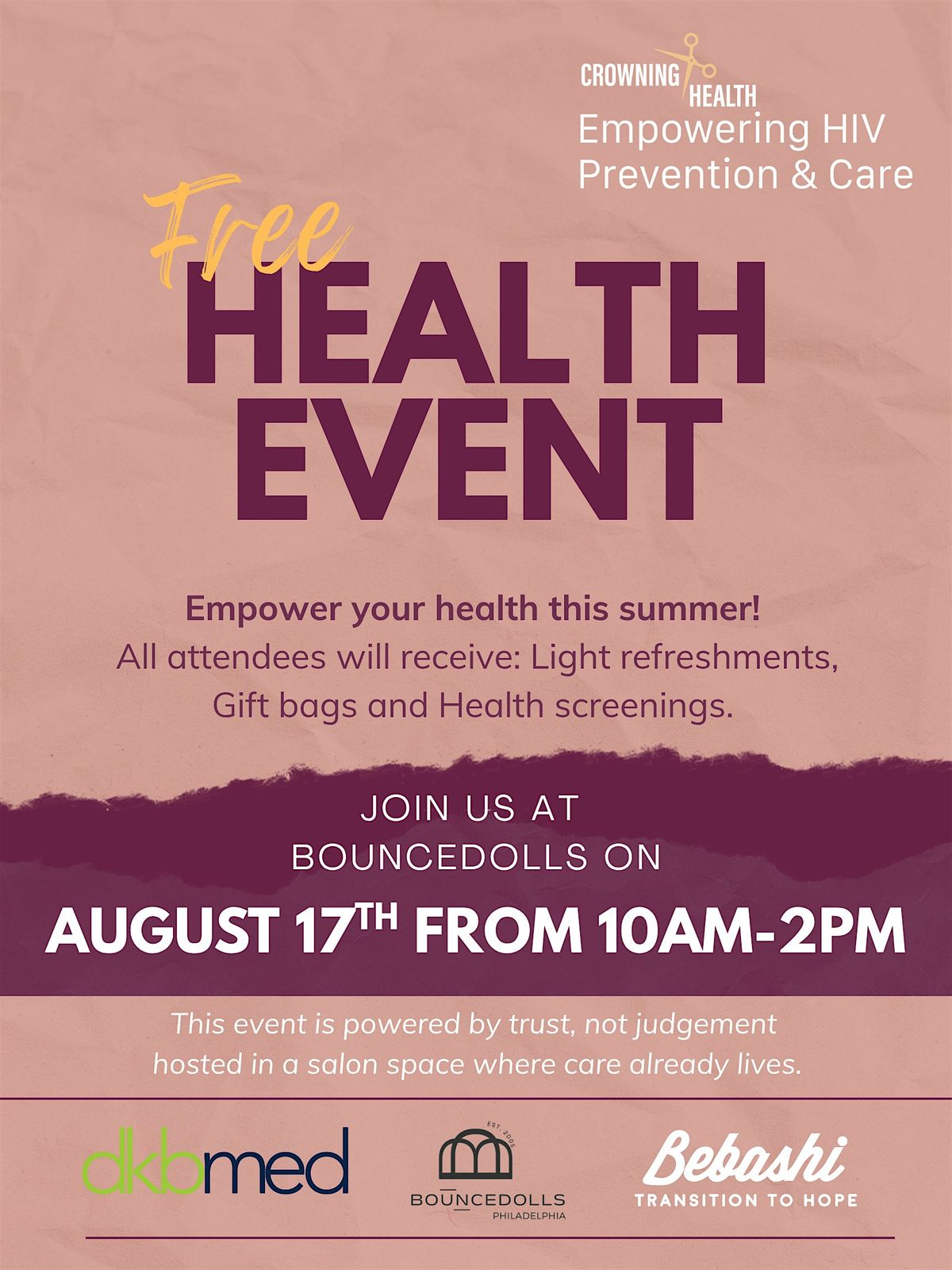 Crowning Health: Salon Pop-up \u2014 BounceDolls