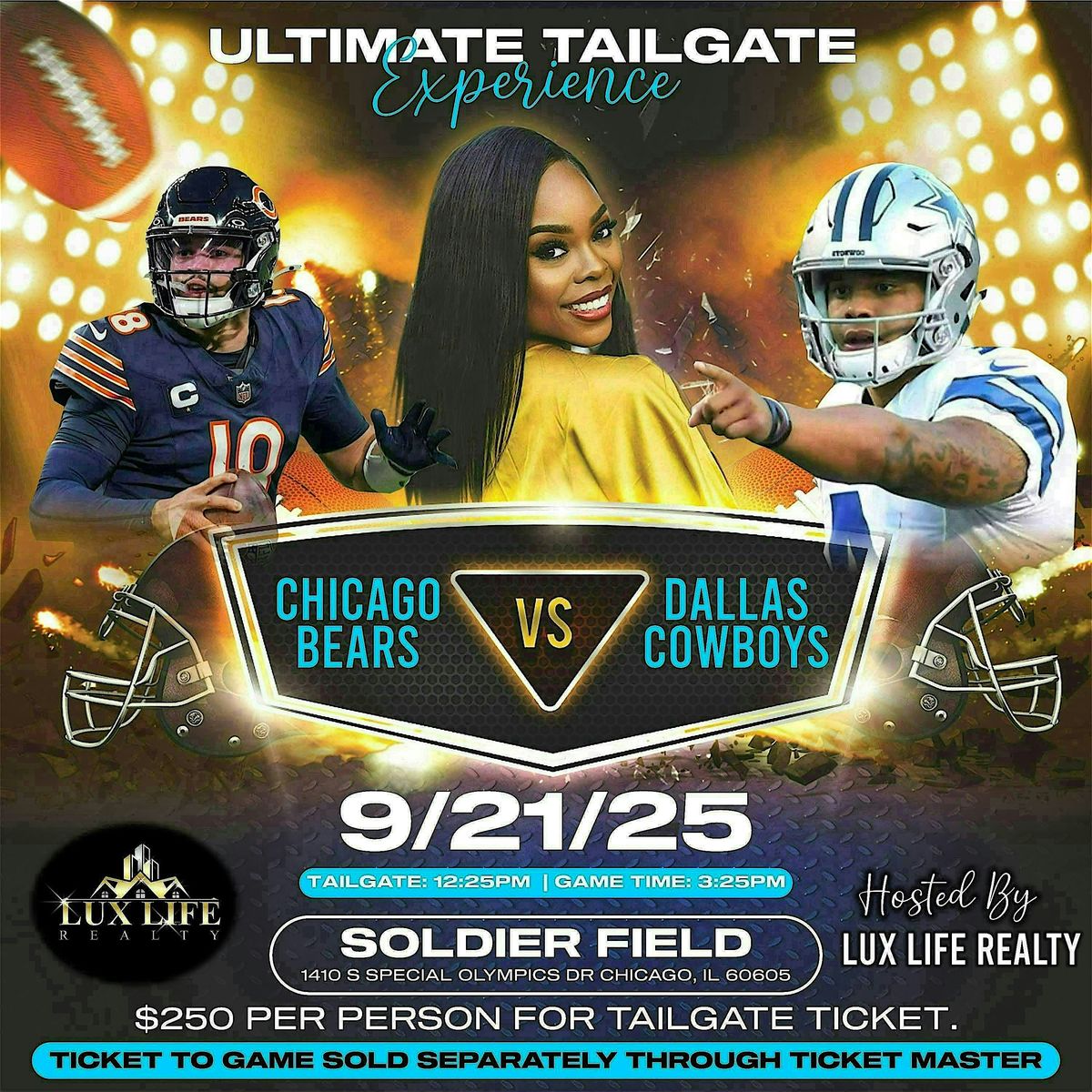 Chicago Bears vs Dallas Tailgate