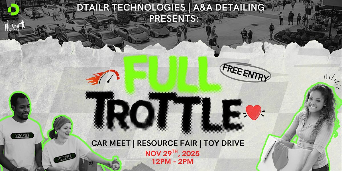 Full Throttle: Holiday Car Meet & Toy Drive