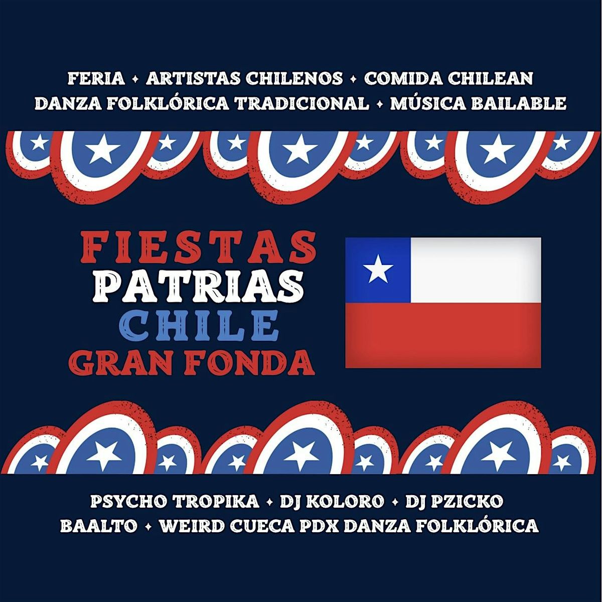 Fiestas Patrias Chile Gran Fonda \u2013 Chilean Independence Day Party PDX