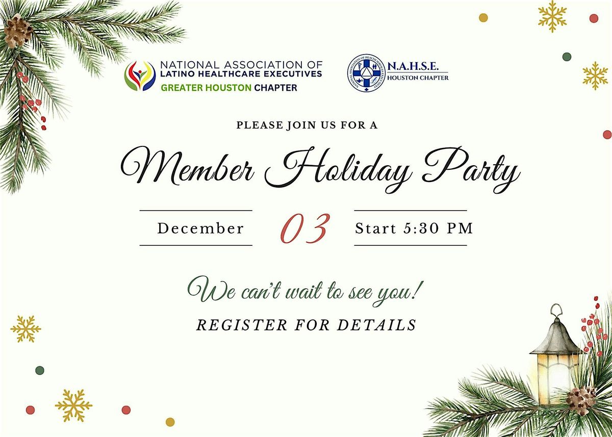 Member Holiday Party