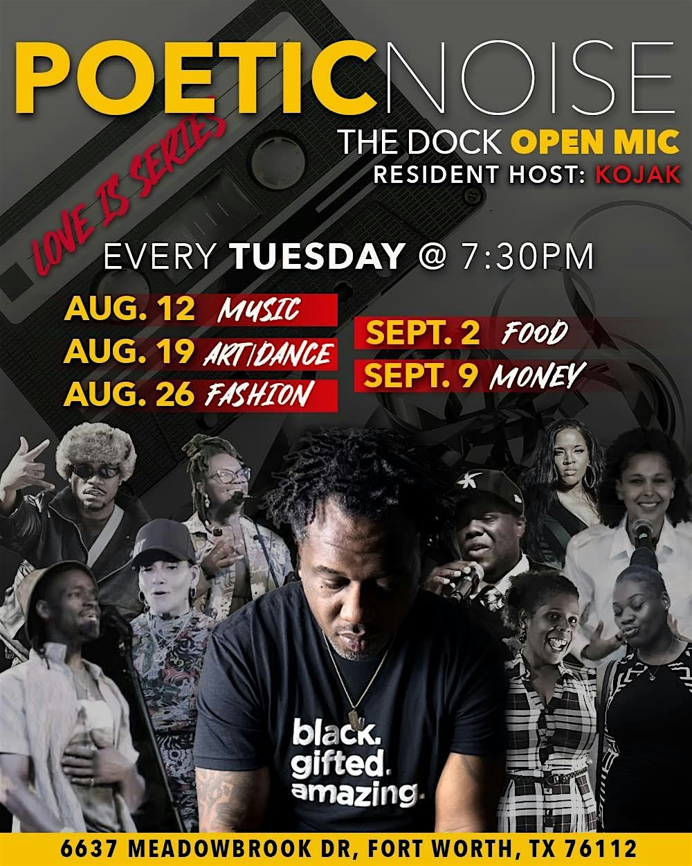 POETIC NOISE AT THE DOCK "THE LOVE IS SERIES
