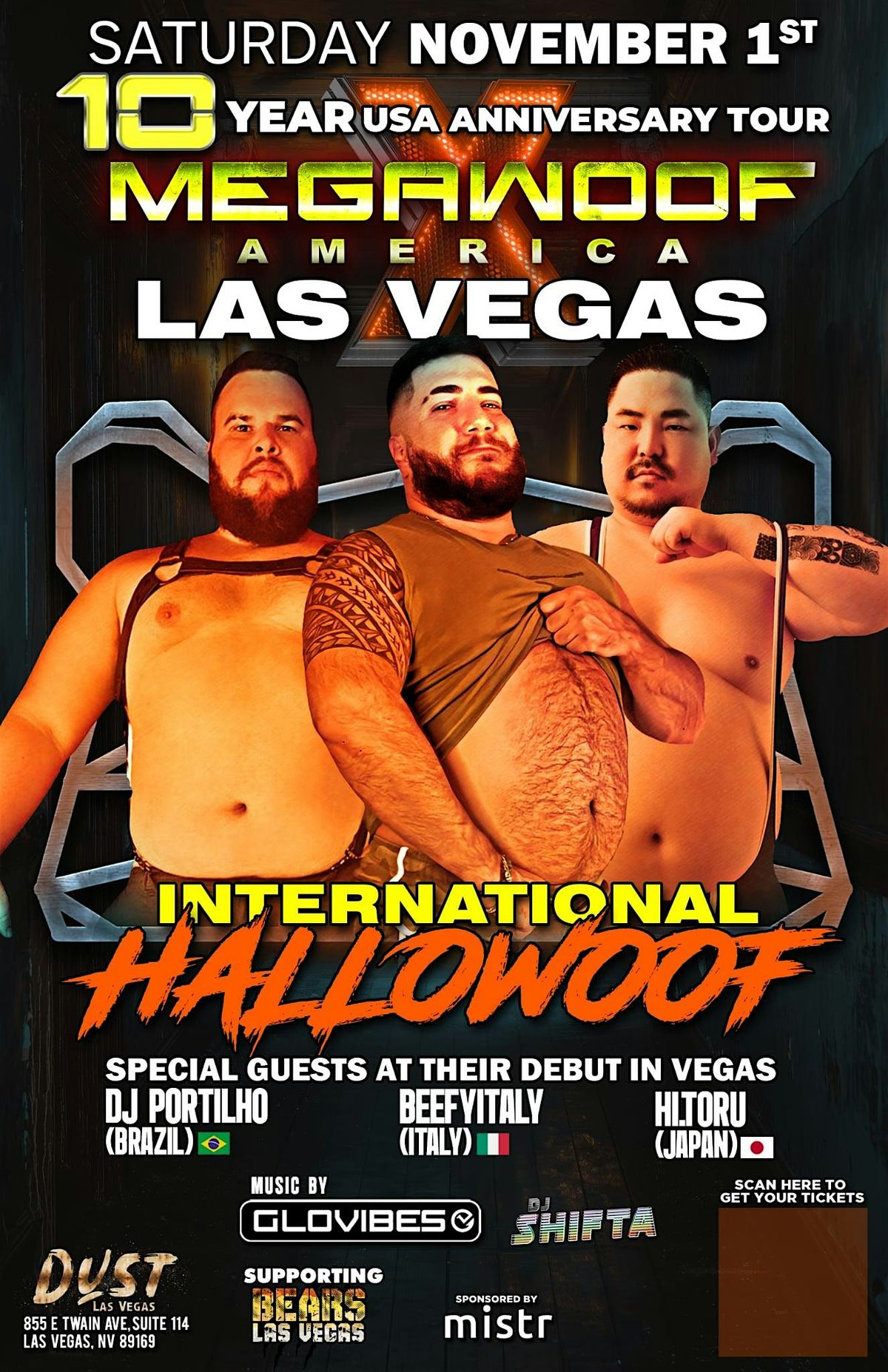 MEGAWOOF - 10 YEAR US ANNIVERSARY - INTERNATIONAL HALLOWOOF LAS VEGAS