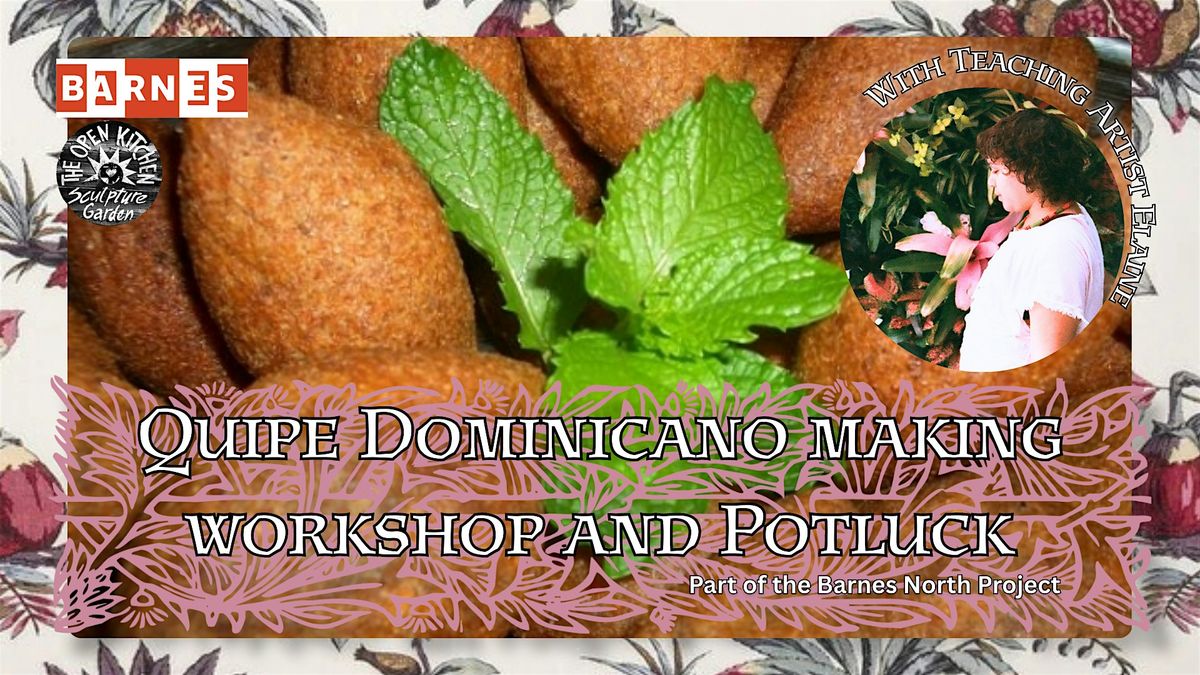 Cooking workshop and potluck with Teaching Artist Elaine!