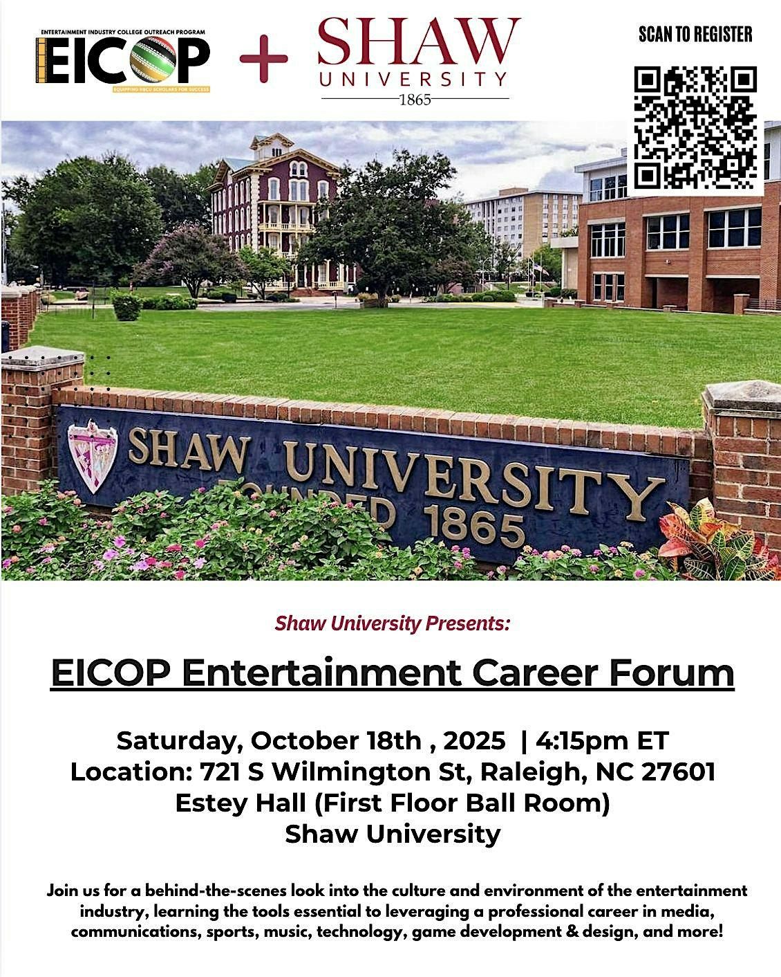 EICOP: Entertainment Career Forum