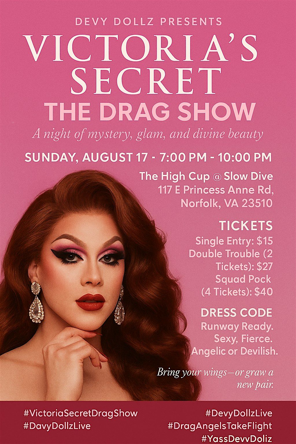 Devy Dollz Presents VICTORIA\u2019S SECRET: THE DRAG SHOW