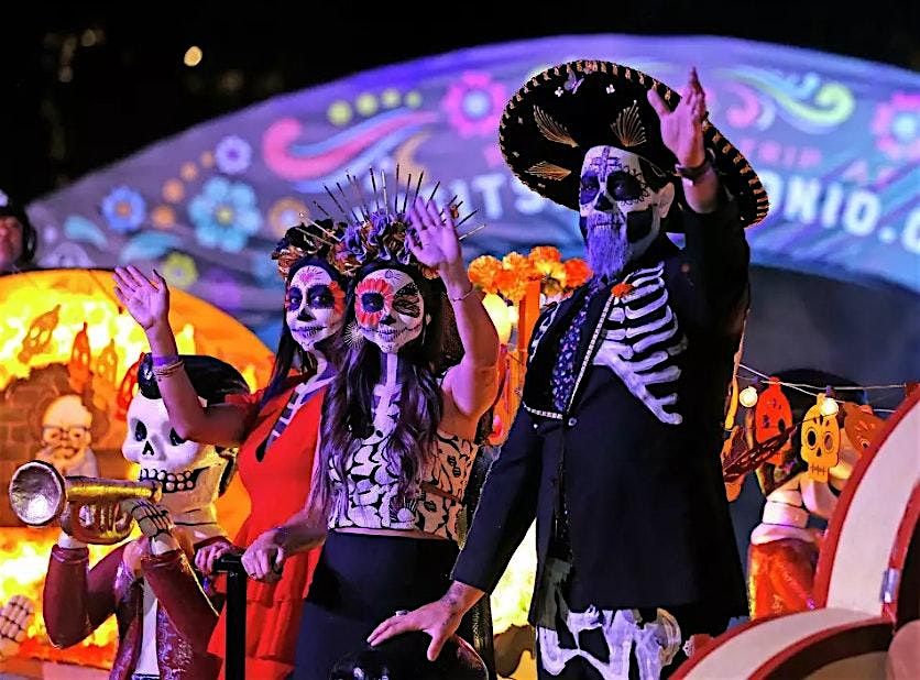 D\u00eda de los Muertos River Parade Celebration at Hotel Contessa