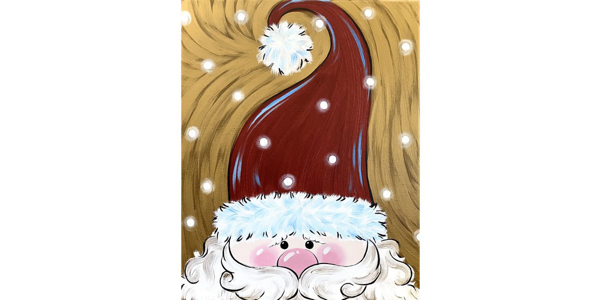 Jolly Peekaboo Santa - Paint and Sip in Fishkill | Classpop!\u2122