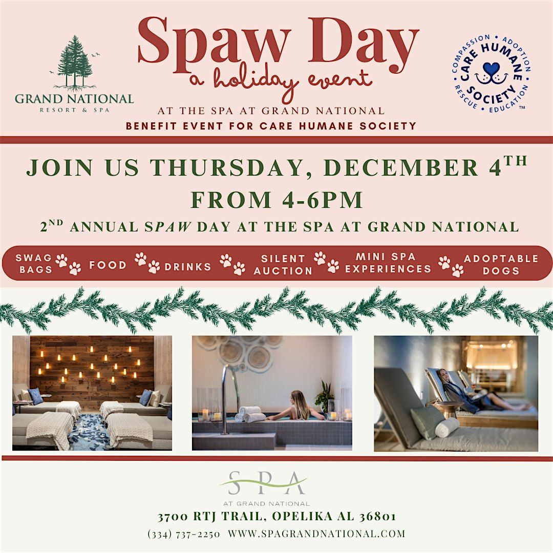 SPAW DAY-Benefit Event for CARE Humane Society