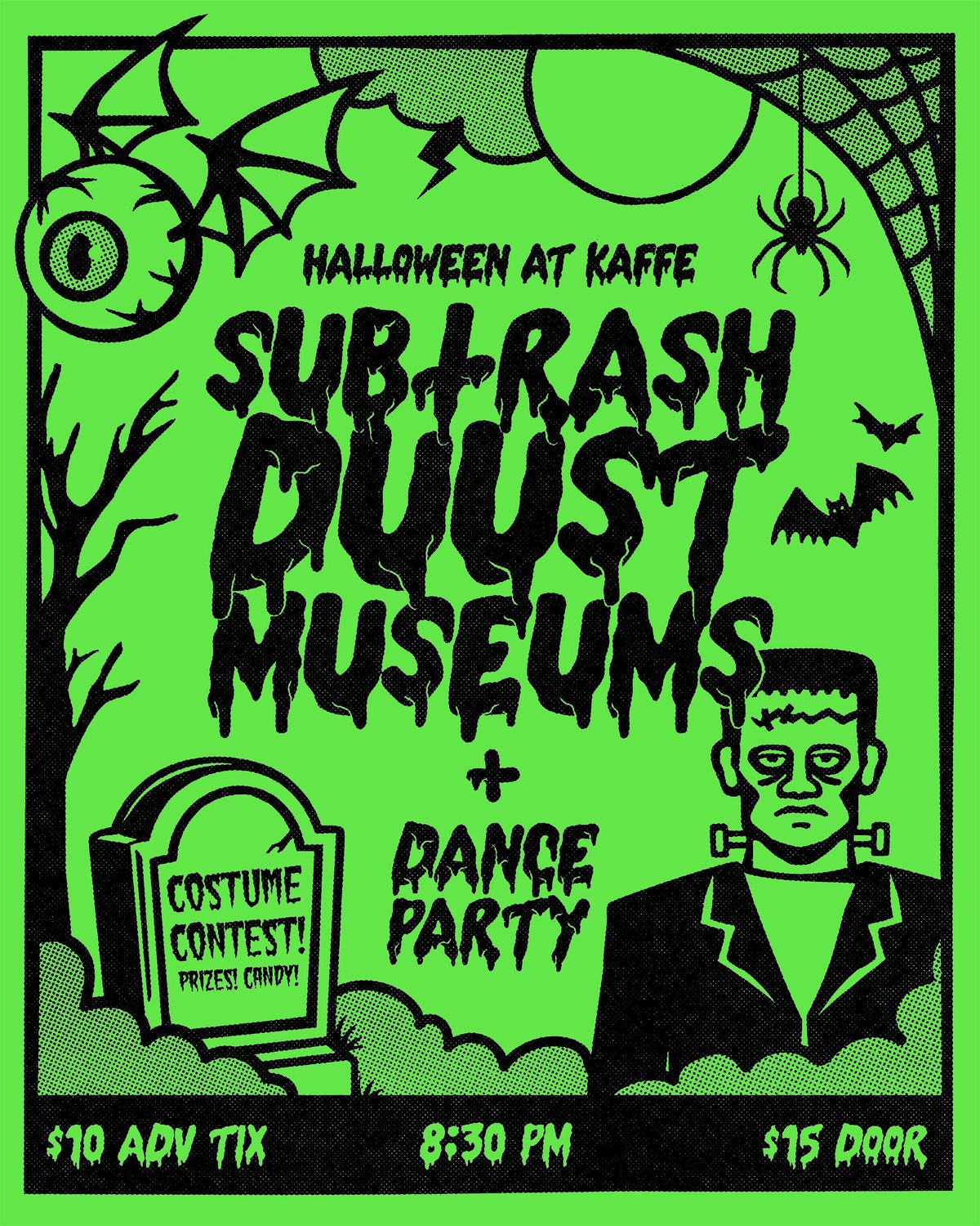 DUUST & Subtrash Present:  A Spookin' Halloween Rock Show @ Kaffe 1870