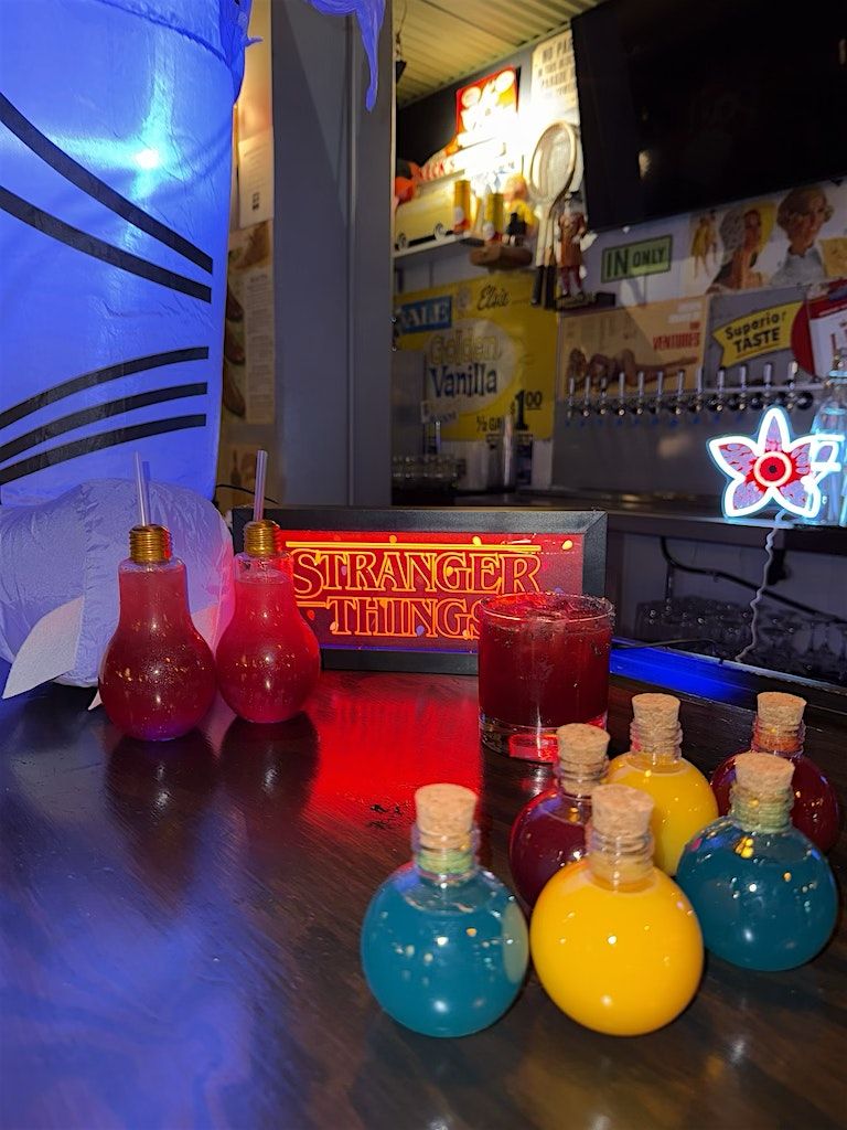Stranger Things Halloween Party in Astro Beer Hall's 1969 Bar