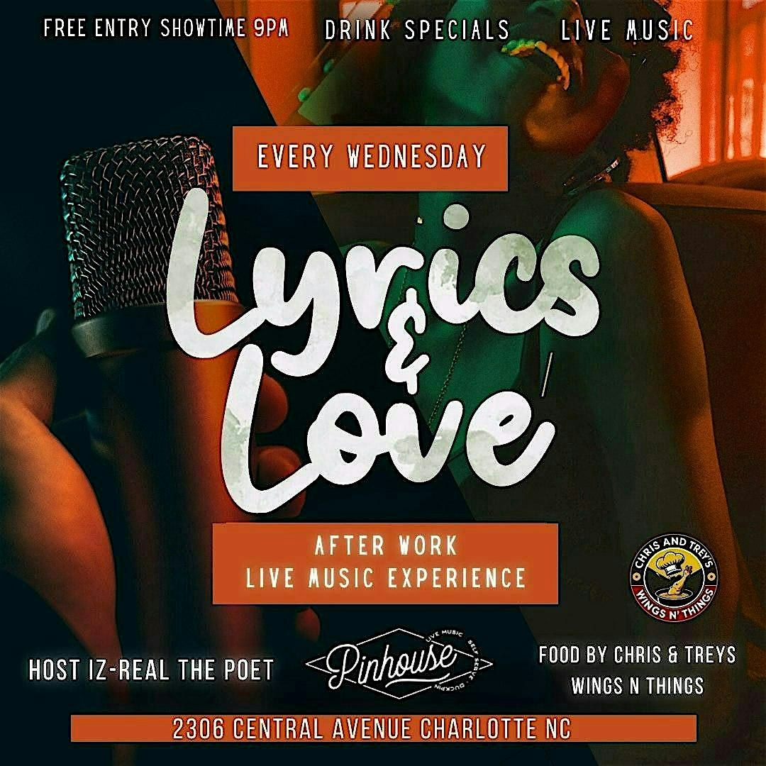 Lyrics & Love Wednesday Live Music Experience