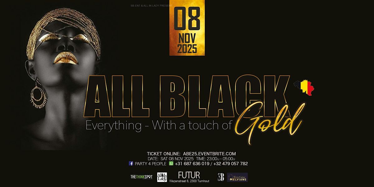 ALL BLACK EVERYTHING BELGIE