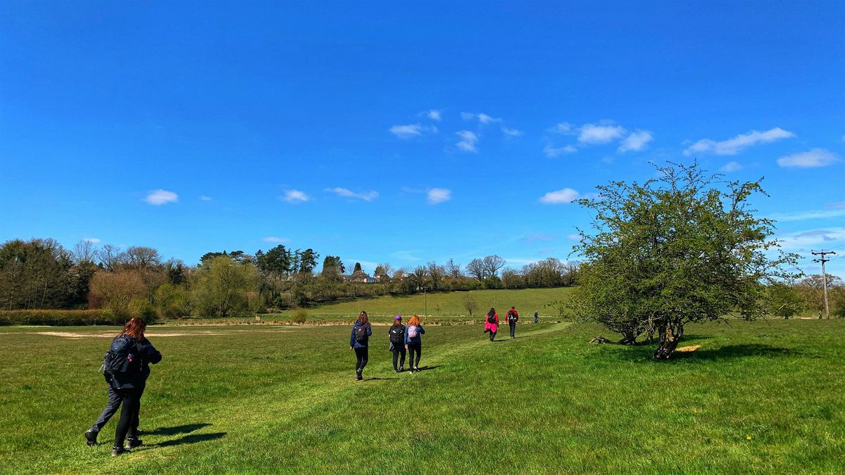 Jack and Jill Windmills, and the rolling South Downs Way