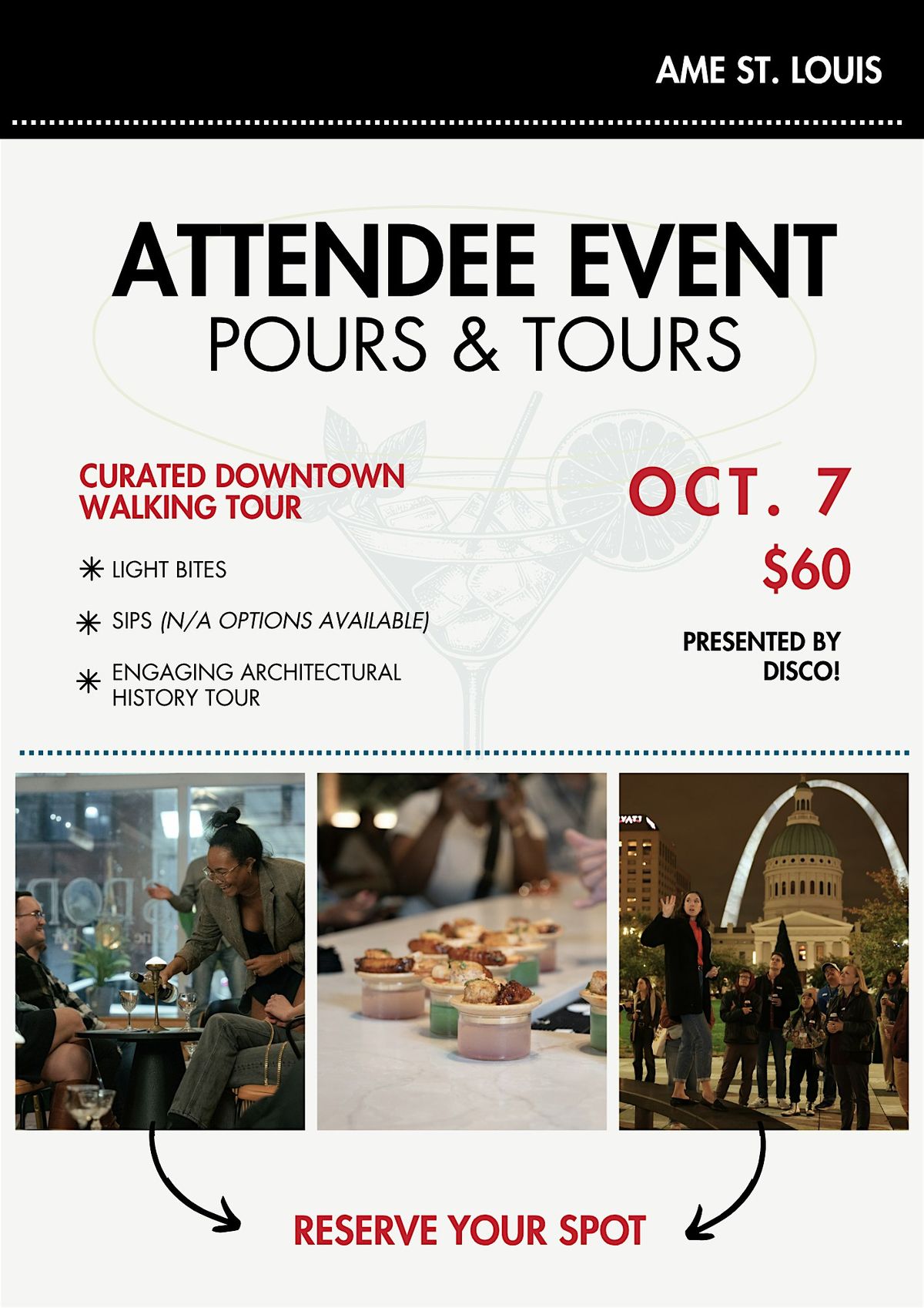POURS & TOURS: VIP Downtown Walking Tour for AME St. Louis Conference