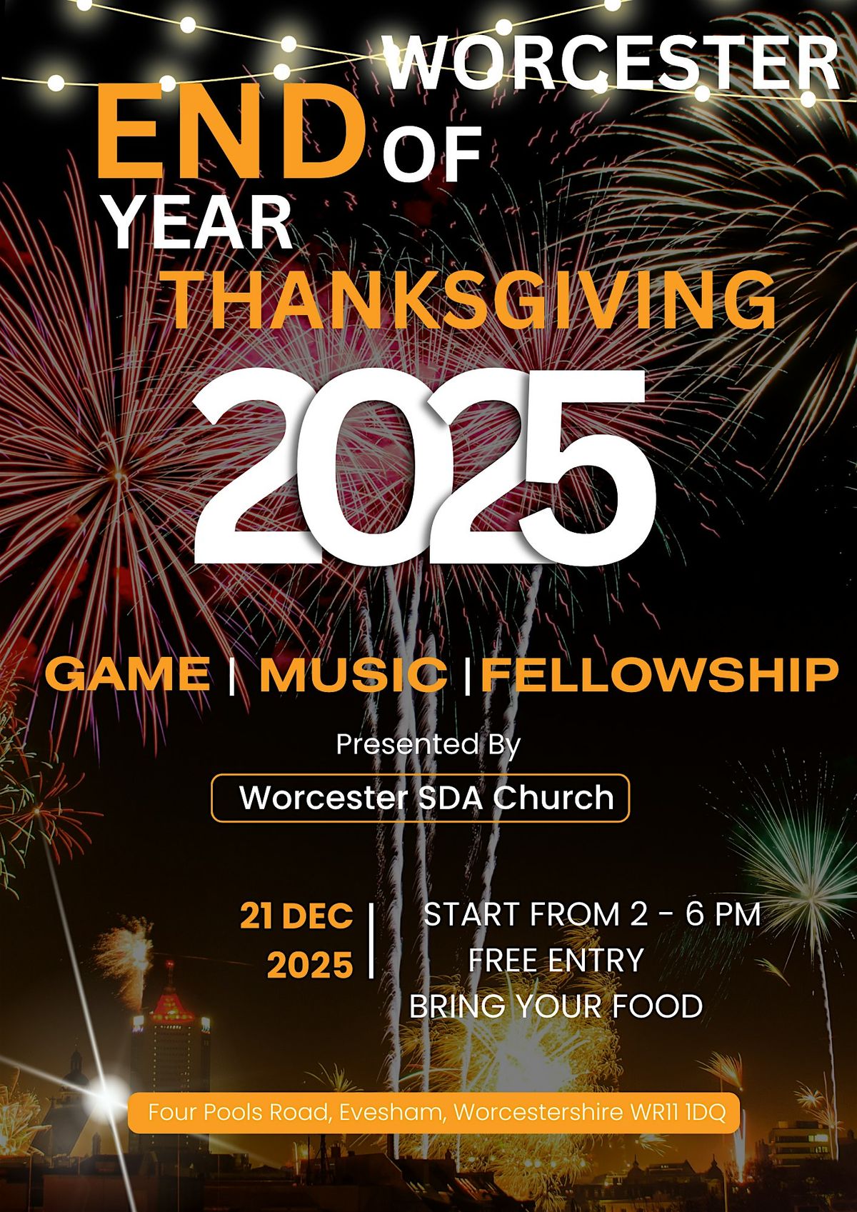 Worcester SDA Church End of the Year Fellowship