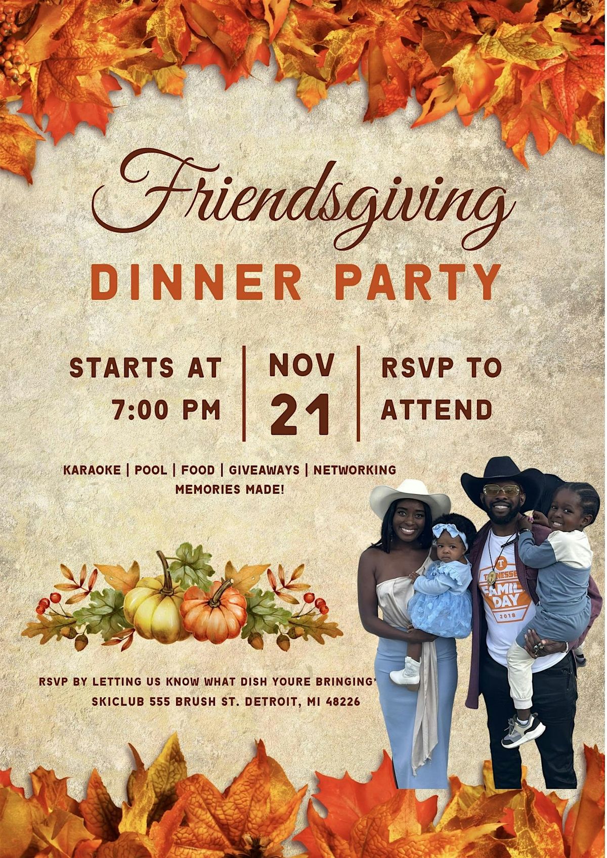 Chip\u2019s 3rd Annual Friendsgiving