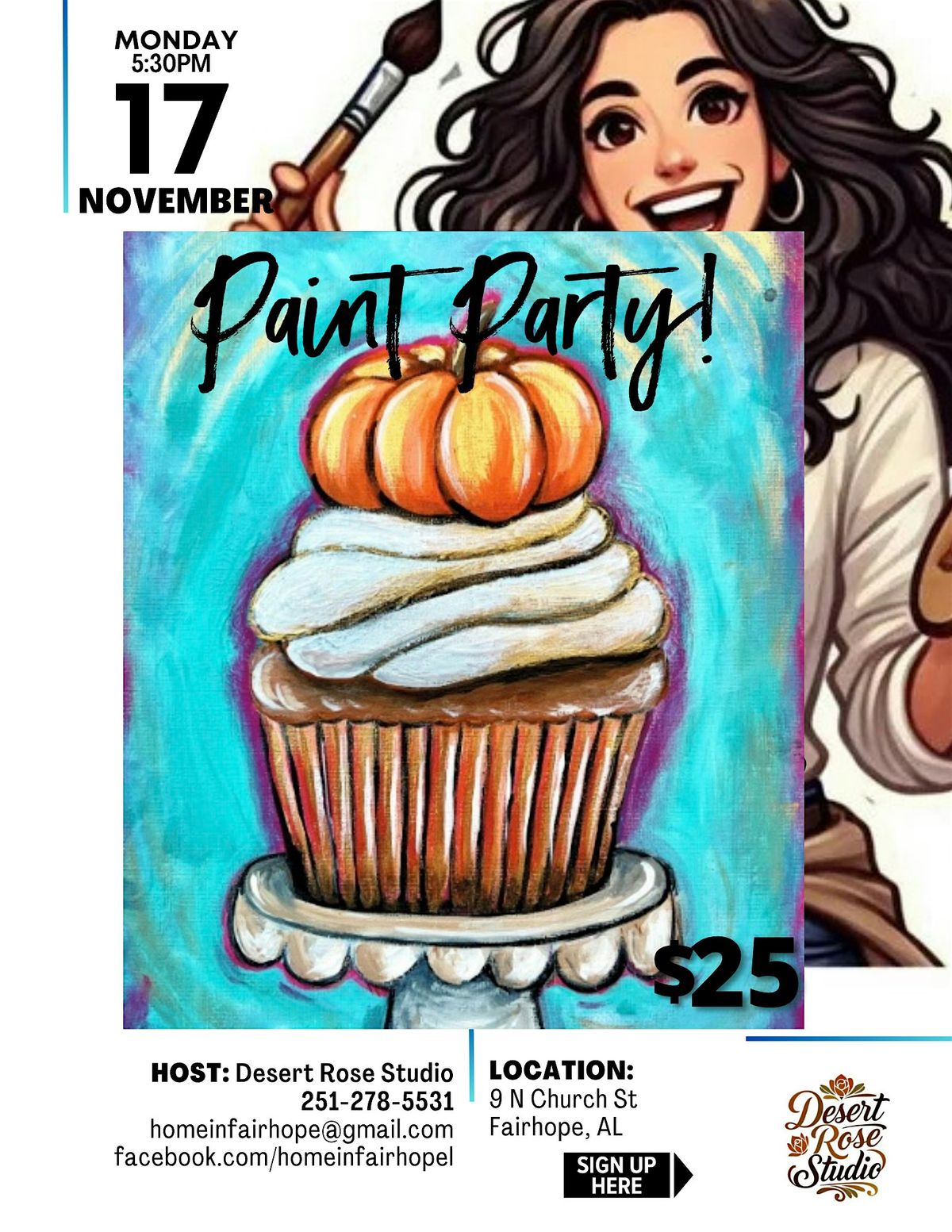Frosted Fall Paint Party!