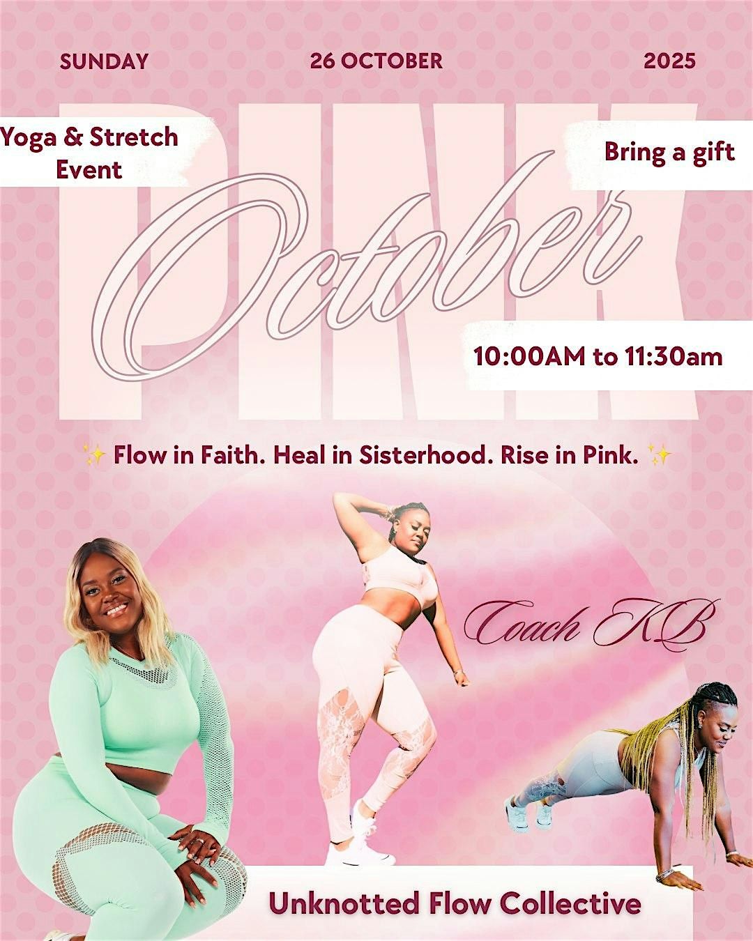Yoga In Front Yard \u201cBreast Cancer Event\u201d