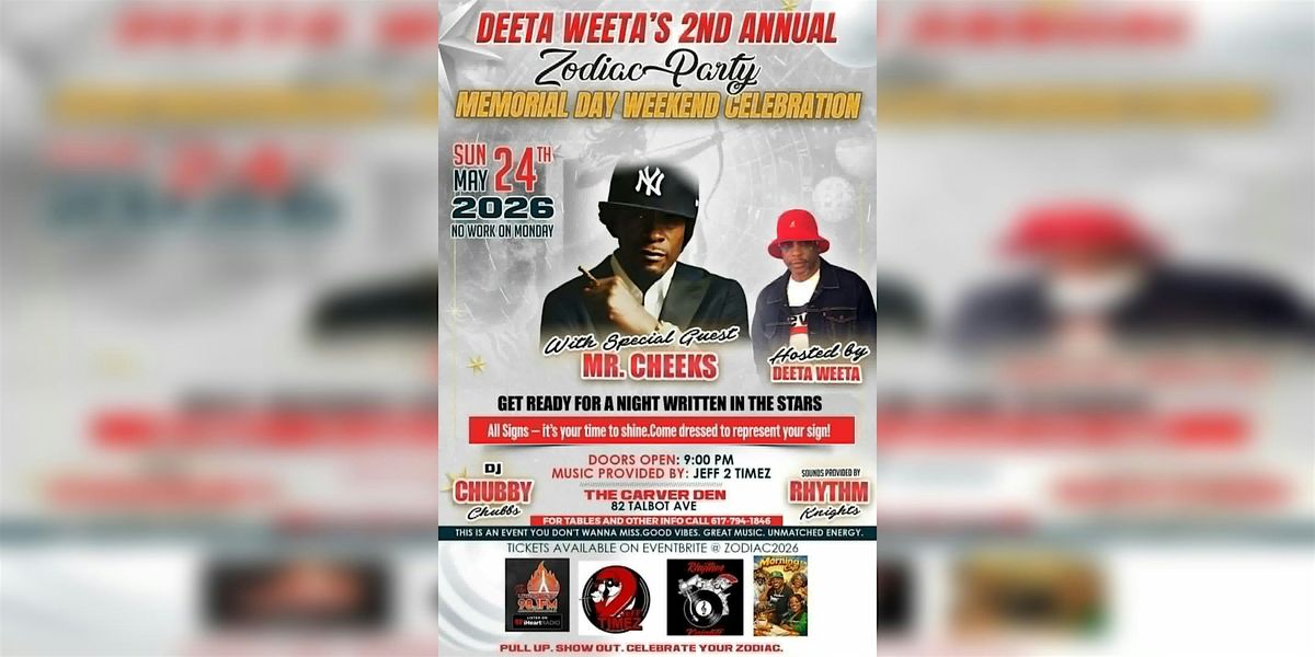 Zodiac Party Memorial Day Weekend Celebration
