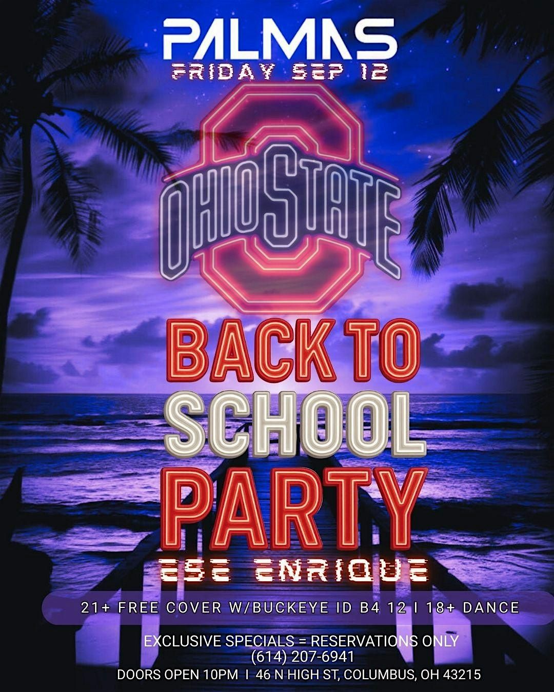OSU Back to School Party - $10 at the door