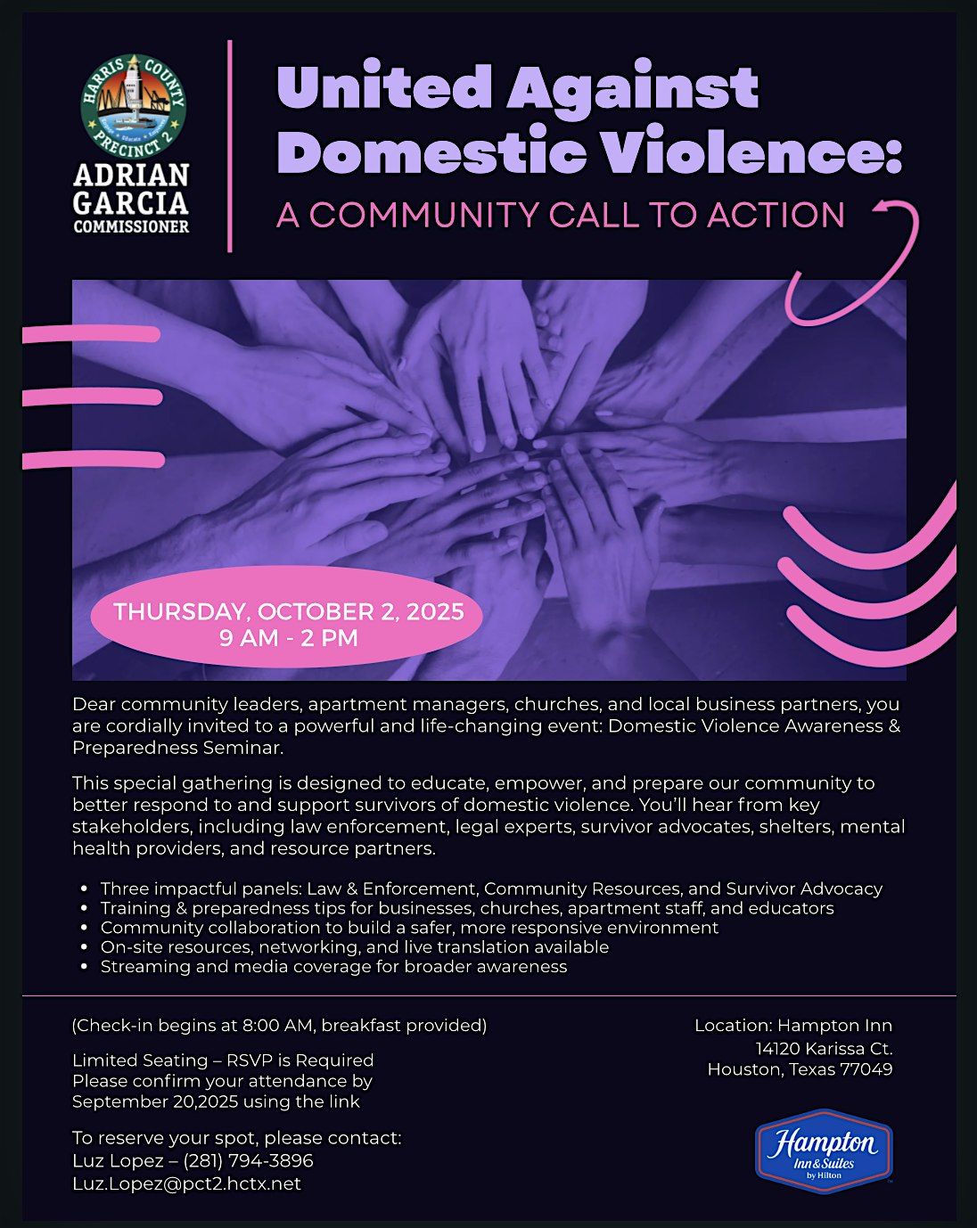 "United Against Domestic Violence: A Community Call for Action"