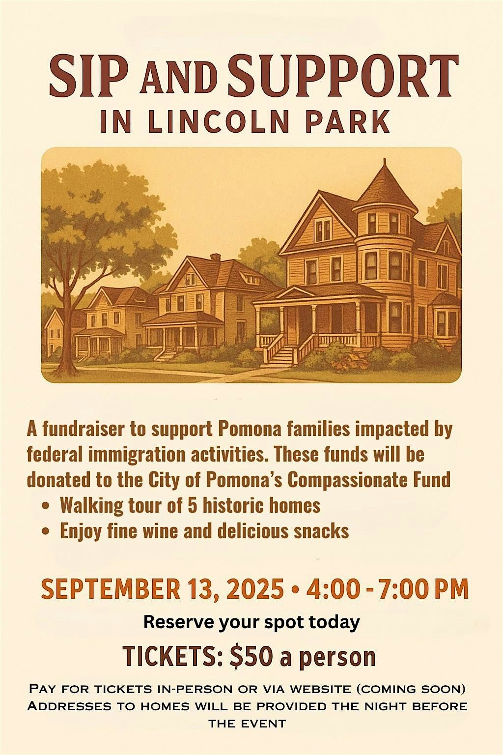 Sip and Support Lincoln Park