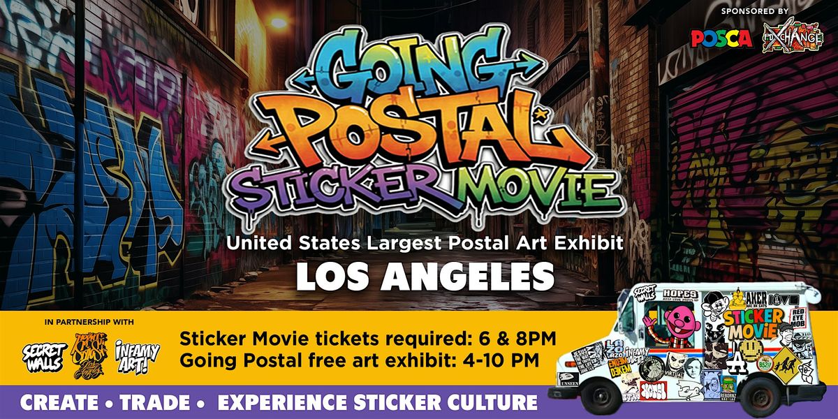 Going Postal + Sticker Movie: Los Angeles