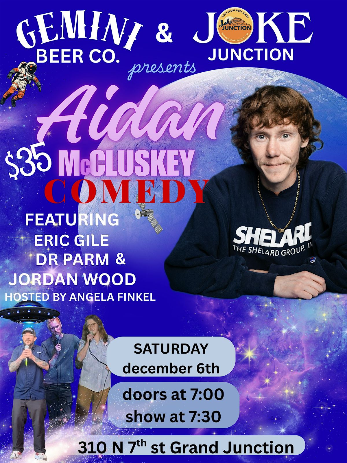 AIDAN McCLUSKEY COMEDY