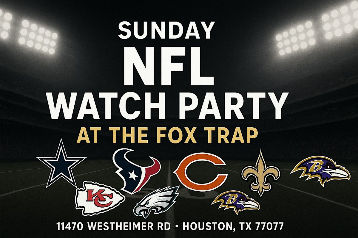 NFL Sunday Watch Party | Brunch & Diner | Live Dj |Hookah | Pool Tables
