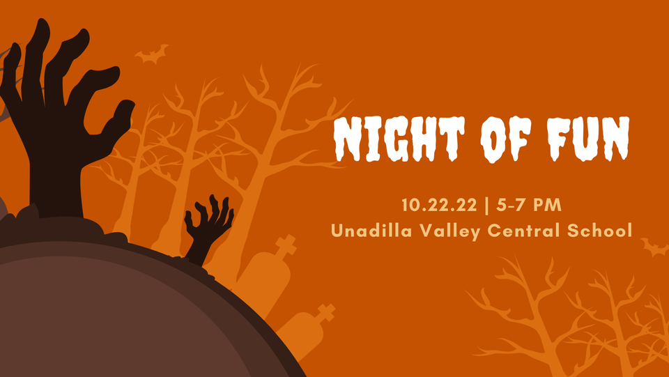 UVs Halloween Night of Fun Unadilla Valley Central School District