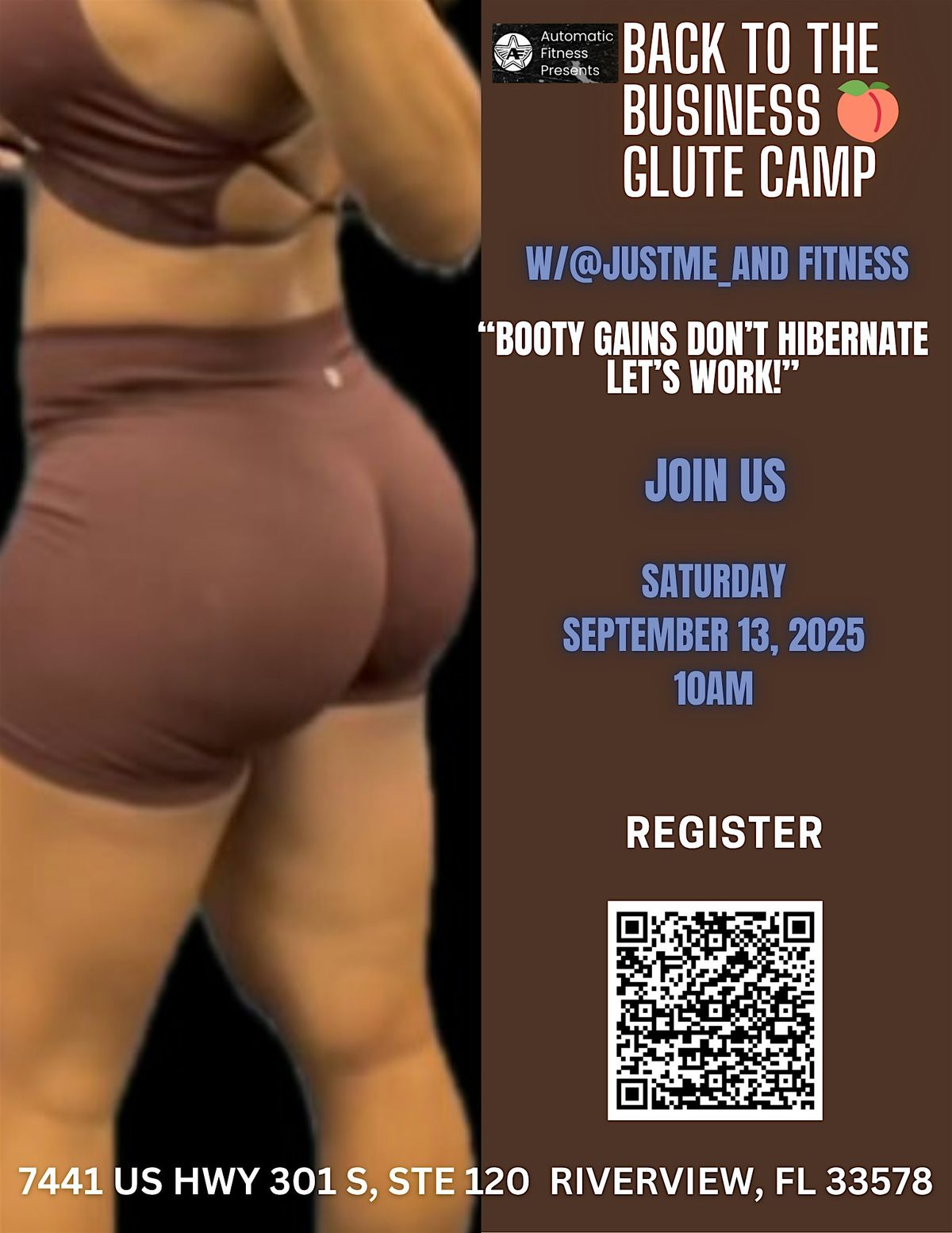 Back to Buisness Glute Camp with @ justme_andfitness !