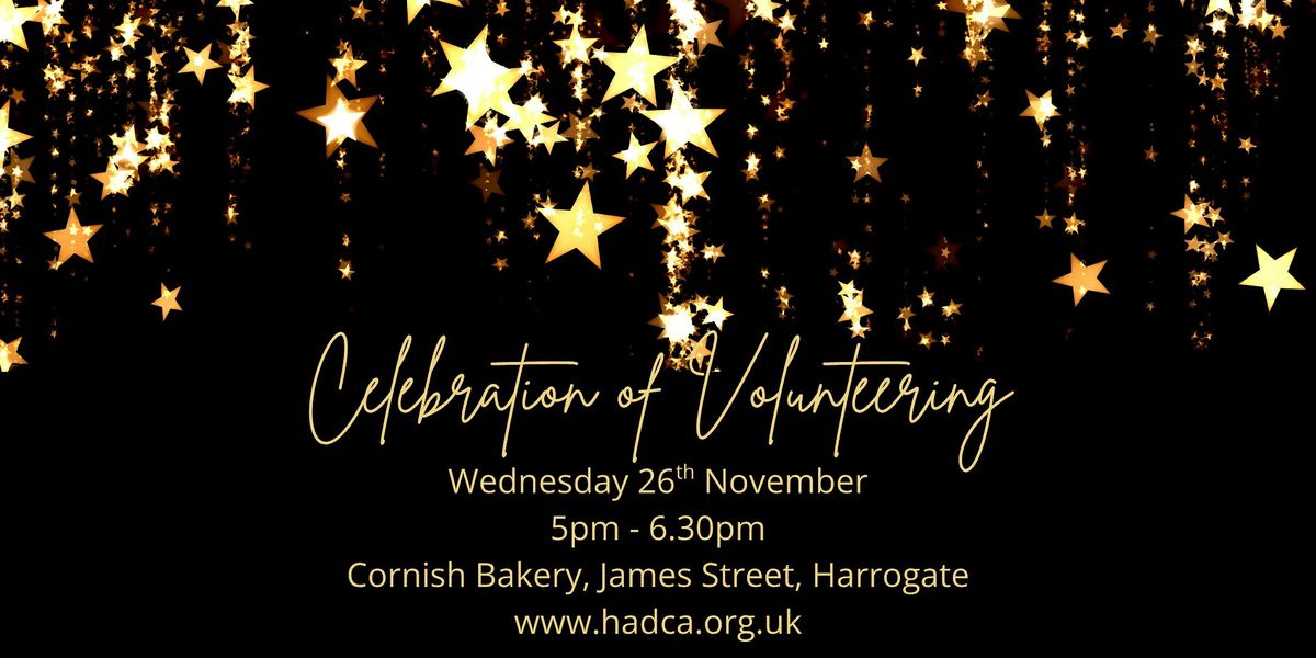 HADCA Celebration of Volunteering