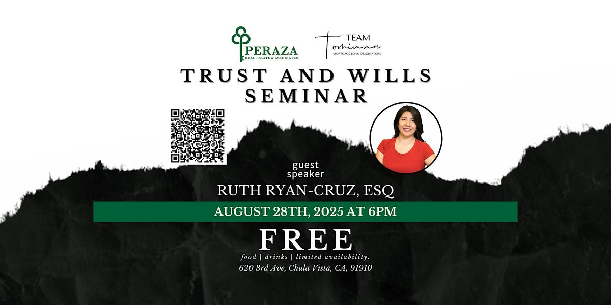 San Diego Estate Planning 101: Free Trusts & Wills Seminar