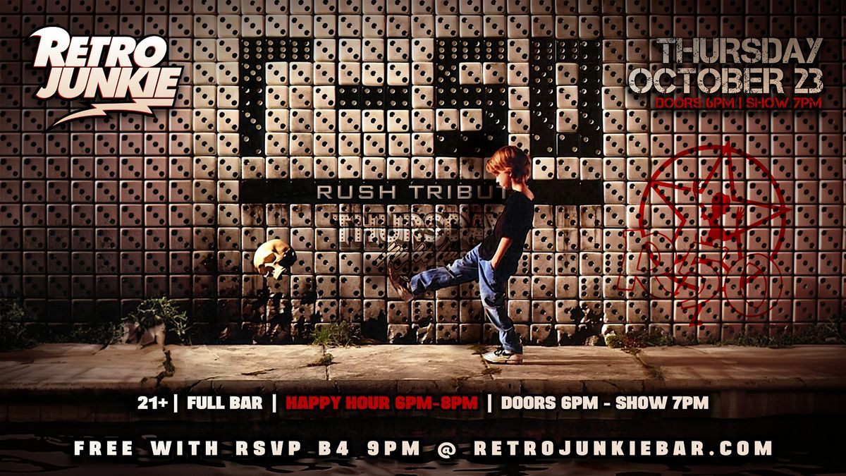 R-50 RUSH TRIBUTE... LIVE @ Retro Junkie!