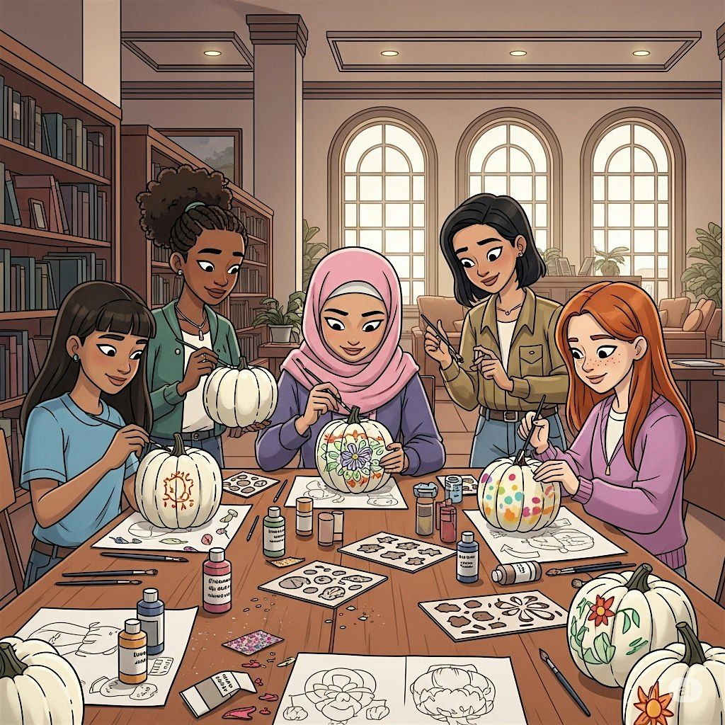 Teen Girl's Art Club: Pumpkin Painting Challenge!