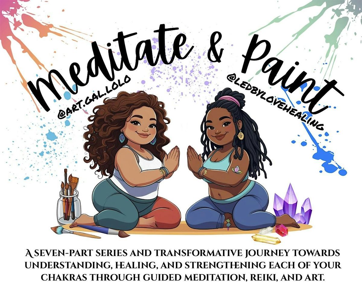 Meditate & Paint Series; Chakra Exploration & Healing: Third Eye Chakra