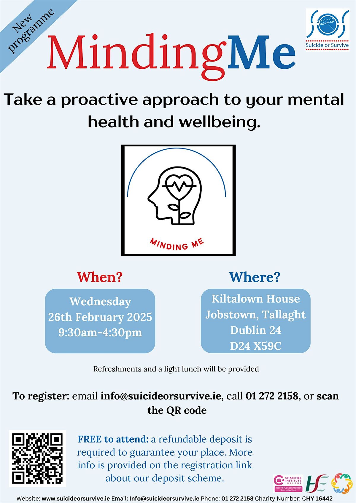 Minding Me Programme Waterford - 21st November