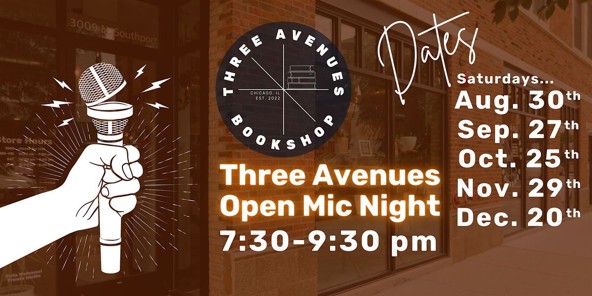 Three Avenues Open Mic Night
