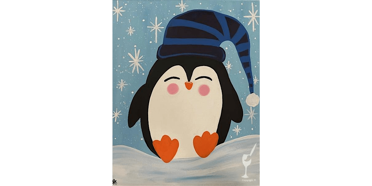 Adorable Penguin - Paint and Sip in Houston | Classpop!\u2122