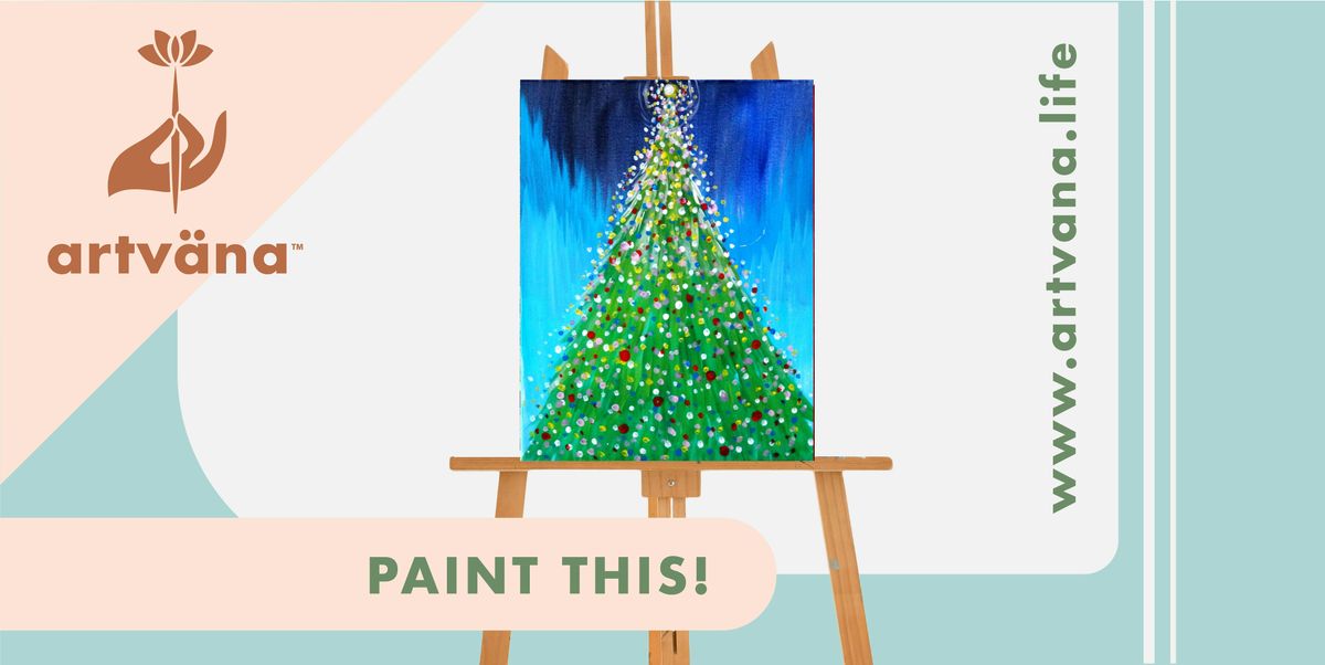 Holiday Paint & Sip in South Lake Union at SLUBRU December 2025 by Artvana