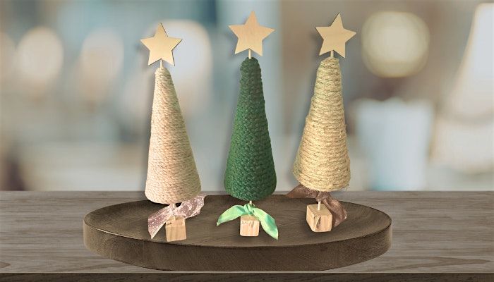 Yarn Christmas Trees