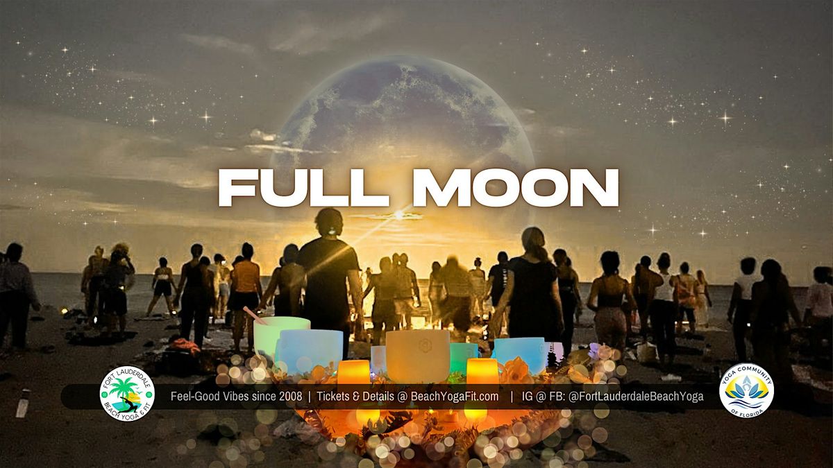Full Moon \u263e Oceanside Sound Healing Meditation & More